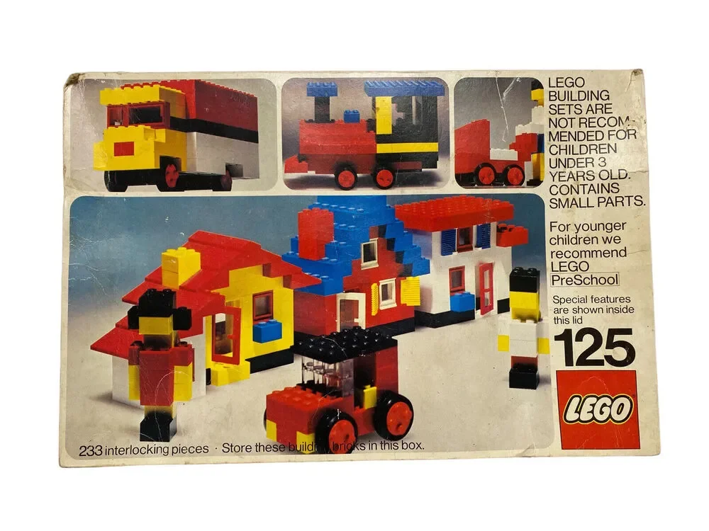 Vintage LEGO Box March 1974 *BOX ONLY No Bricks* Movie TV Prop Compartment